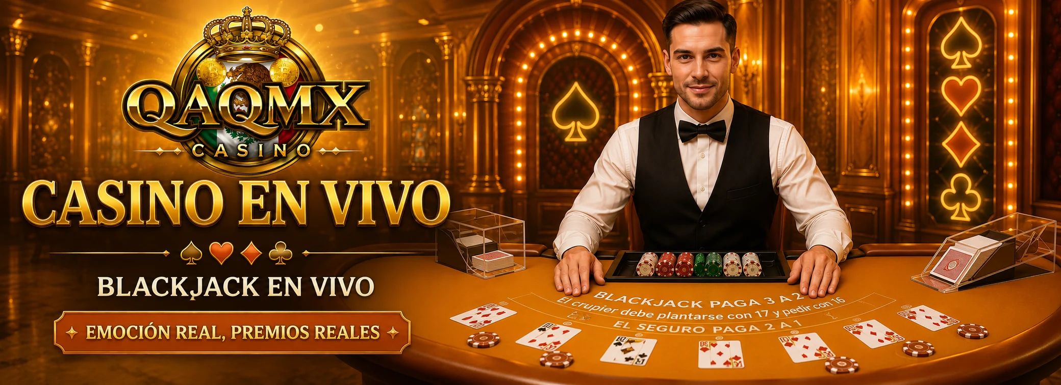 Casino en vivo con crupier real